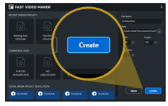 Fast Video Maker Select Size